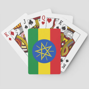 Jeu De Cartes Drapeau de l'Éthiopie