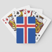 Jeu De Cartes Drapeau de l'Islande (dos)