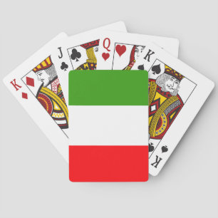 Jeu De Cartes drapeau de l'Italie