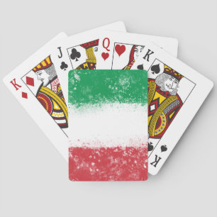 Jeu De Cartes Drapeau de l'Italie
