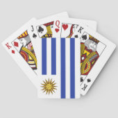 Jeu De Cartes drapeau de l'Uruguay (dos)