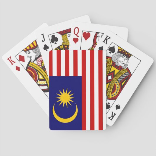 Jeu De Cartes Drapeau de Malaisie (dos)