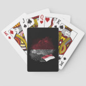 Jeu De Cartes Drapeau de Monaco (dos)