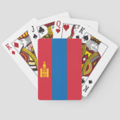 Jeu De Cartes Drapeau de Mongolie (dos)
