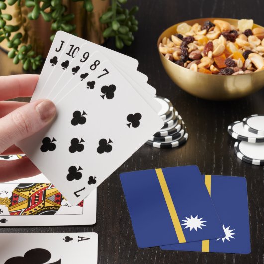 Jeu De Cartes Drapeau de Nauru (In Situ)