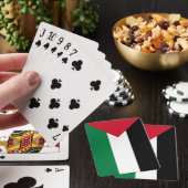 Jeu De Cartes Drapeau de Palestine jouant aux cartes (In Situ)