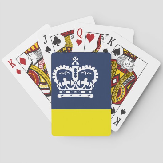 Jeu De Cartes Drapeau de Regina (Saskatchewan) (dos)
