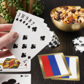 Jeu De Cartes Drapeau de Russie Jouer des cartes (In Situ)