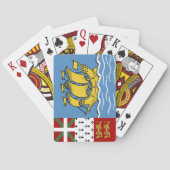 Jeu De Cartes Drapeau de Saint-Pierre-et-Miquelon (dos)