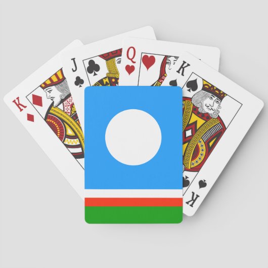 Jeu De Cartes Drapeau de Sakha (dos)