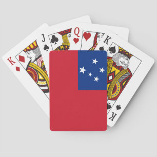 Jeu De Cartes Drapeau de Samoa