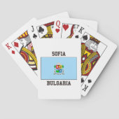 Jeu De Cartes Drapeau de Sofia Bulgarie (dos)