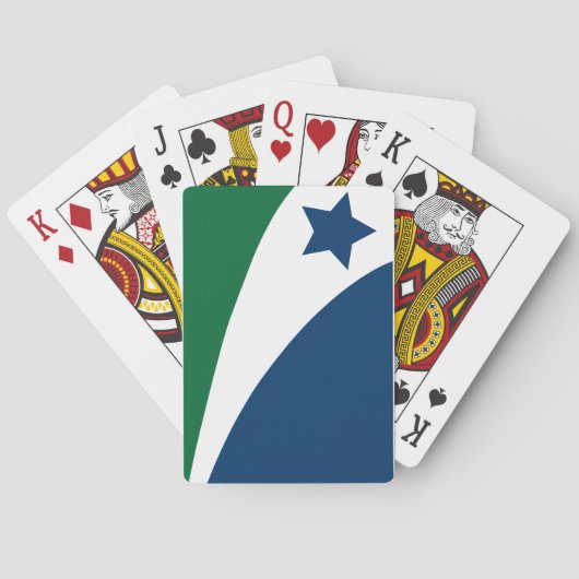 Jeu De Cartes Drapeau de Spring Hill, Tennessee (dos)
