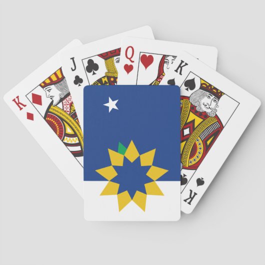 Jeu De Cartes Drapeau de Topeka (Kansas) (dos)