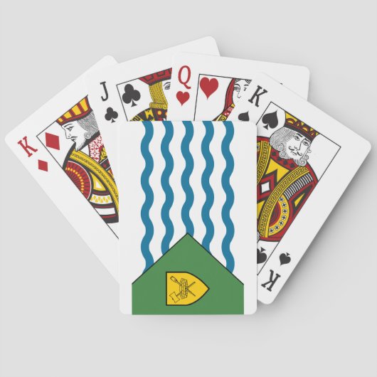 Jeu De Cartes Drapeau de Vancouver (Colombie-Britannique) (dos)