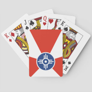 Jeu De Cartes Drapeau de Wichita (Kansas, USA)
