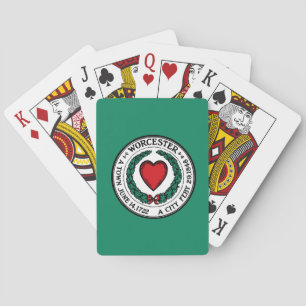 Jeu De Cartes Drapeau de Worcester, Massachusetts