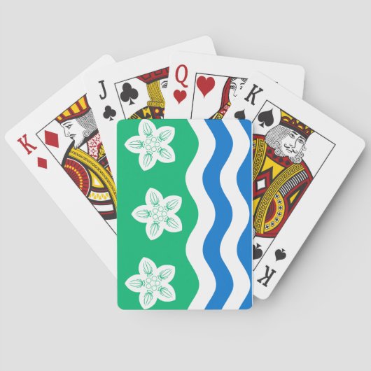 Jeu De Cartes Drapeau des cartes de jeu Cumberland (dos)
