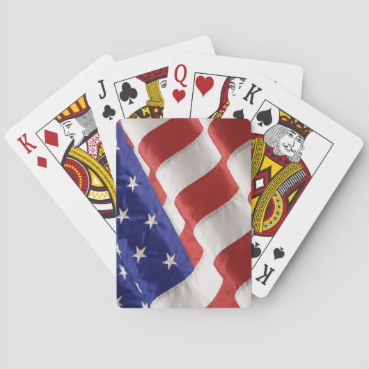 Jeu De Cartes Drapeau des États-Unis (dos)