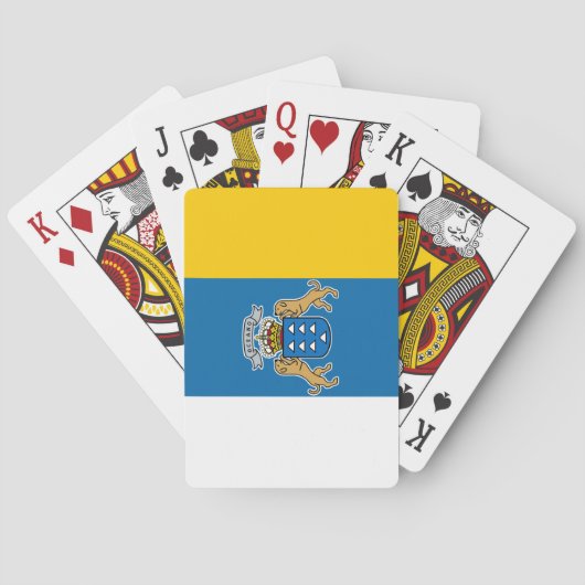 Jeu De Cartes Drapeau des îles Canaries (Canaries) (Canaries, Es (dos)