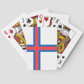 Jeu De Cartes Drapeau des îles Féroé (dos)