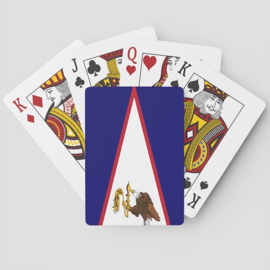 Jeu De Cartes Drapeau des Samoa américaines (dos)