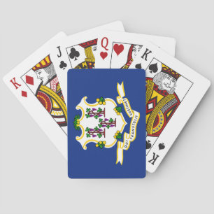 Jeu De Cartes Drapeau d'État du Connecticut