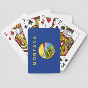 Jeu De Cartes Drapeau d'État du Montana