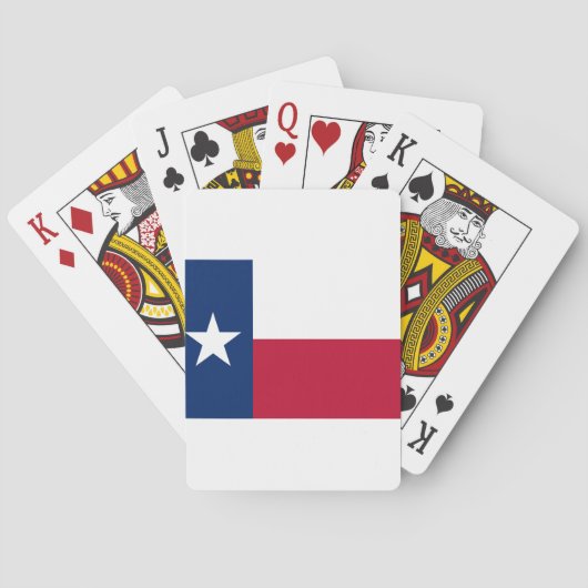 Jeu De Cartes Drapeau d'État du Texas (dos)