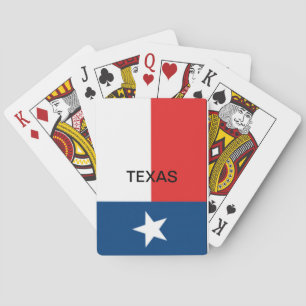 Jeu De Cartes Drapeau d'état du Texas Lecture des cartes