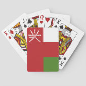 Jeu De Cartes drapeau d'Oman (dos)