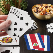 Jeu De Cartes drapeau du Costa Rica (In Situ)