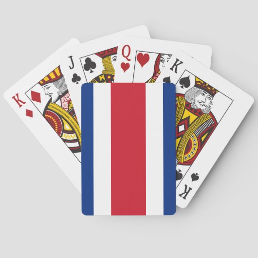 Jeu De Cartes Drapeau du Costa Rica (dos)