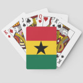 Jeu De Cartes Drapeau du Ghana (dos)