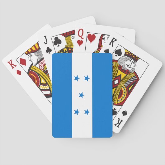 Jeu De Cartes Drapeau du Honduras (dos)