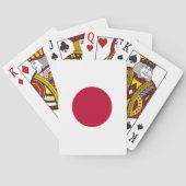 Jeu De Cartes Drapeau du Japon (dos)