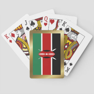 Jeu De Cartes Drapeau du Kenya Jouer des cartes