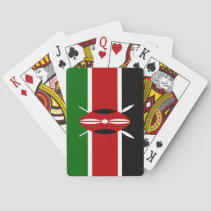 Jeu De Cartes Drapeau du Kenya (Kenyan)