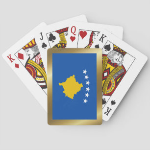 Jeu De Cartes Drapeau du Kosovo Jouer des cartes