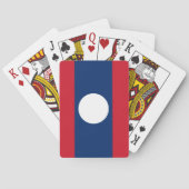 Jeu De Cartes Drapeau du Laos (dos)