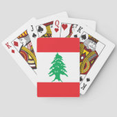 Jeu De Cartes Drapeau du Liban (dos)
