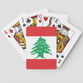 Jeu De Cartes Drapeau du Liban (dos)