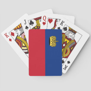 Jeu De Cartes Drapeau du Liechtenstein