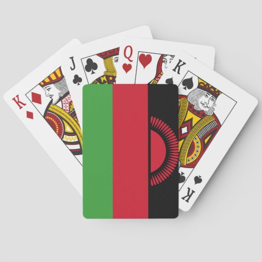 Jeu De Cartes Drapeau du Malawi (dos)