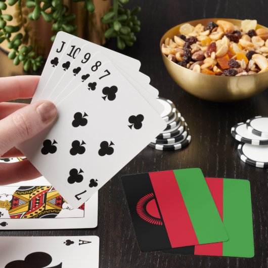 Jeu De Cartes Drapeau du Malawi (In Situ)