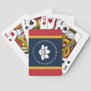 Jeu De Cartes Drapeau du Mississippi - Nouveau drapeau de la Mag