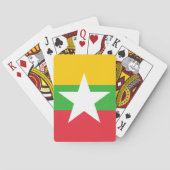 Jeu De Cartes Drapeau du Myanmar (dos)