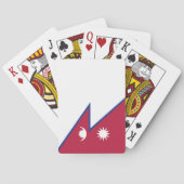 Jeu De Cartes Drapeau du Népal (dos)