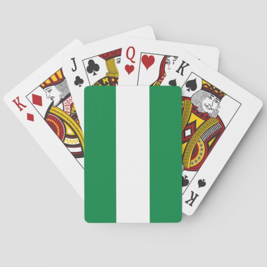 Jeu De Cartes Drapeau du Nigeria (dos)