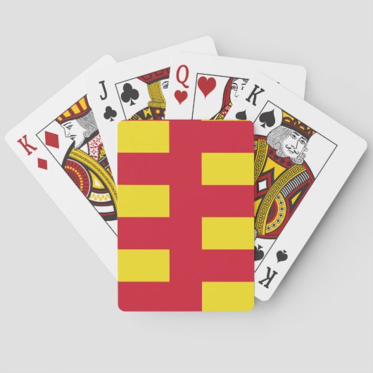 Jeu De Cartes Drapeau du Northumberland (dos)